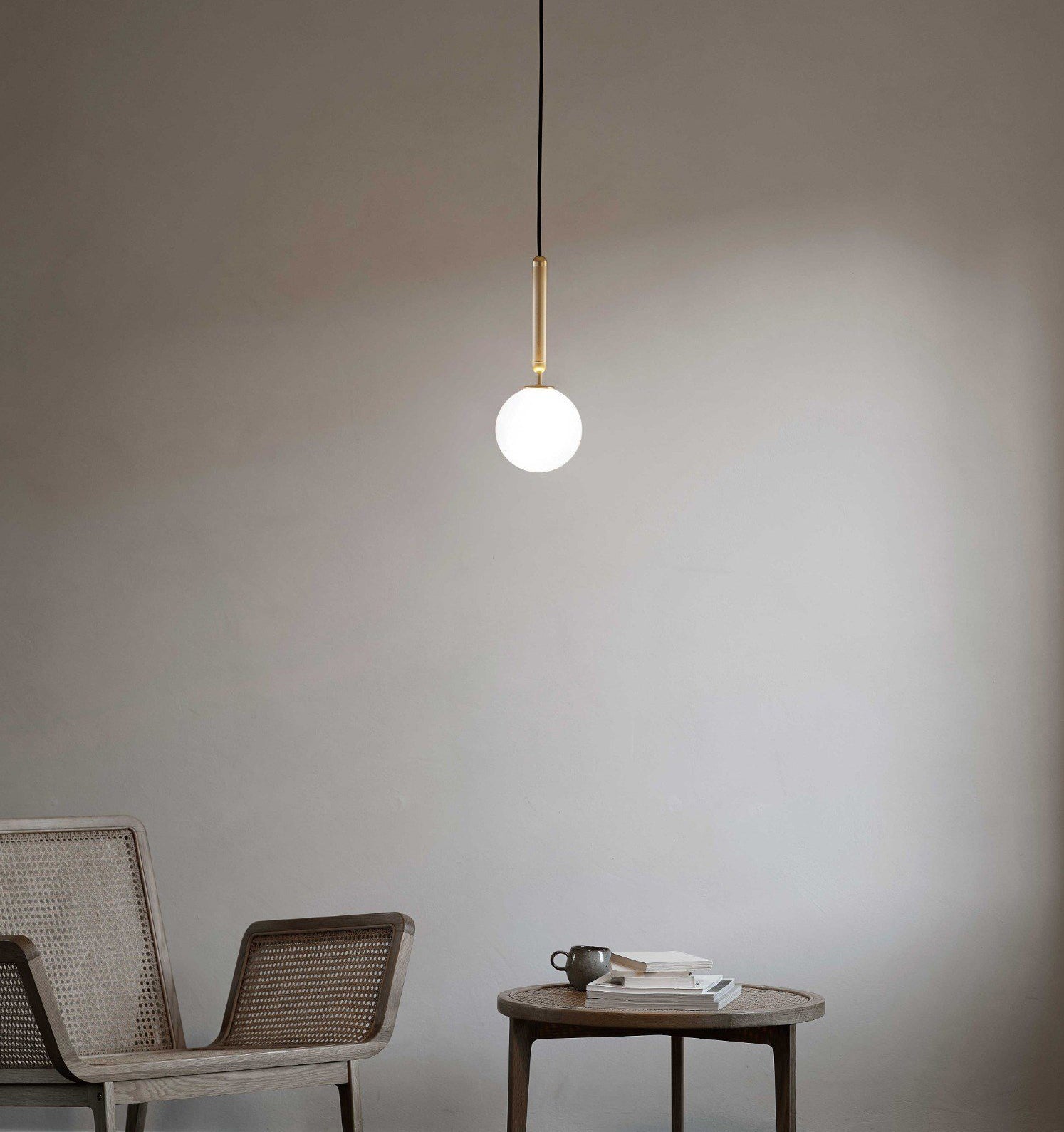 Miira Brass Pendant Swag Light