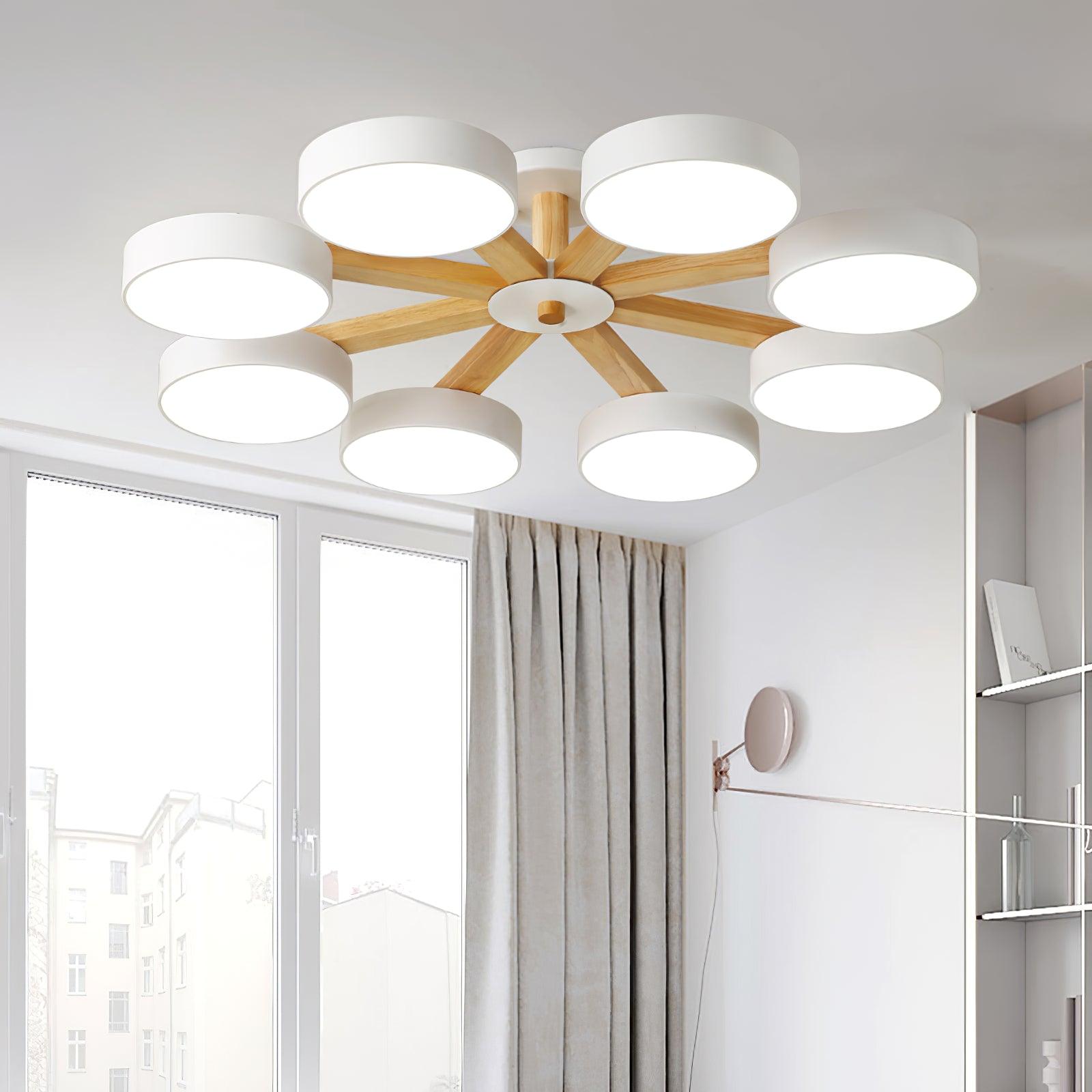 Modern Multi Stem Chandelier