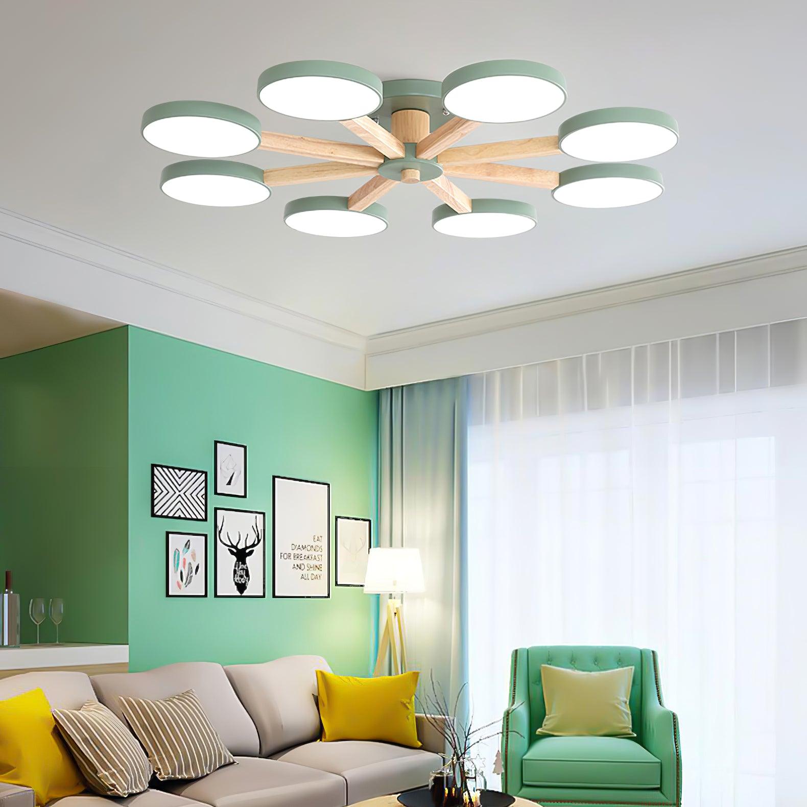Modern Multi Stem Chandelier