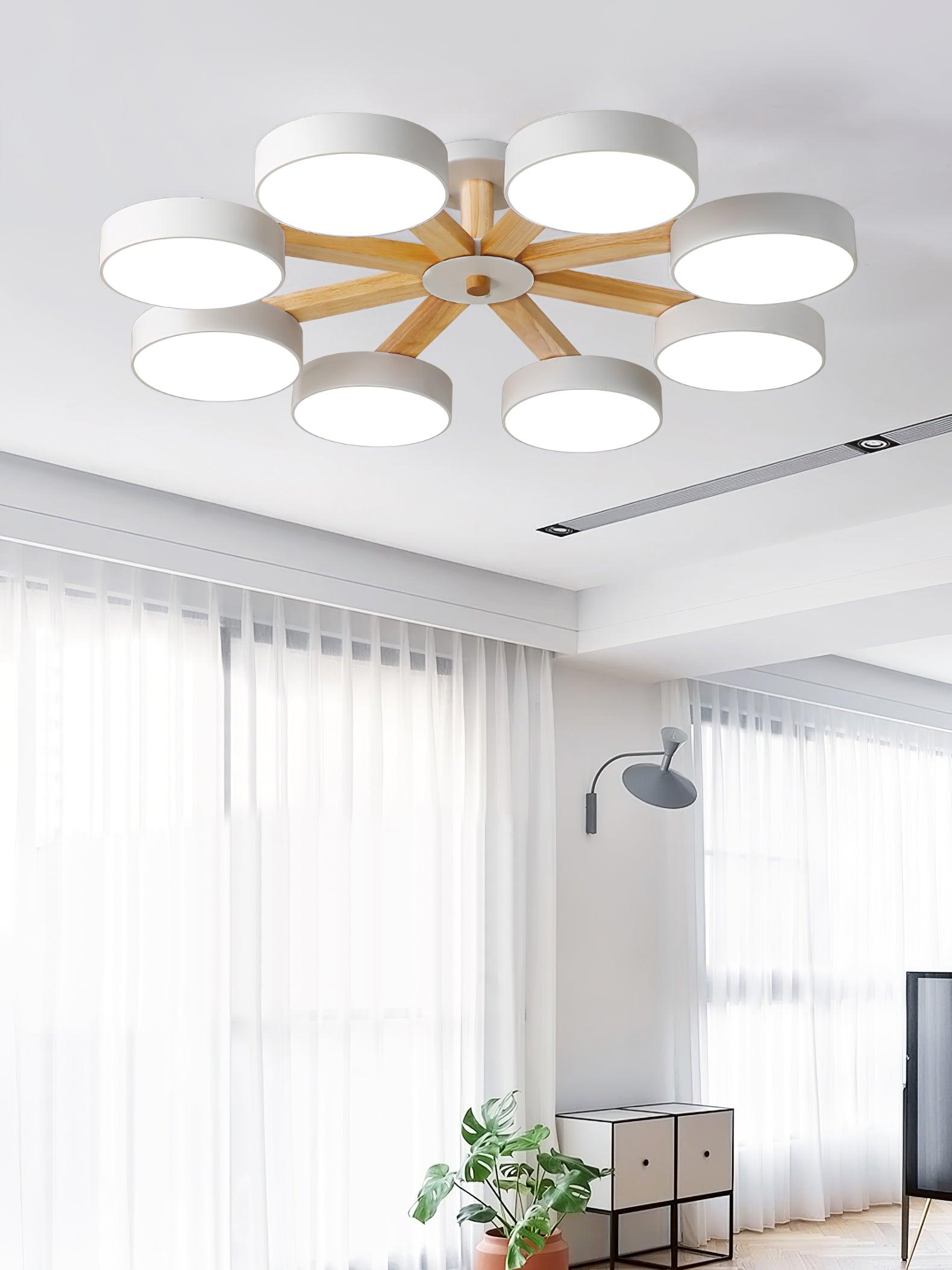 Modern Multi Stem Chandelier