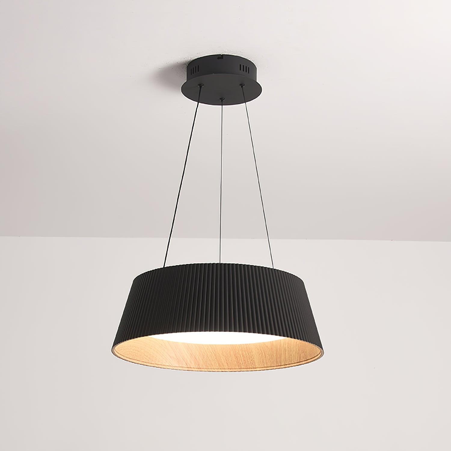 Modern Ribbed Pendant Light