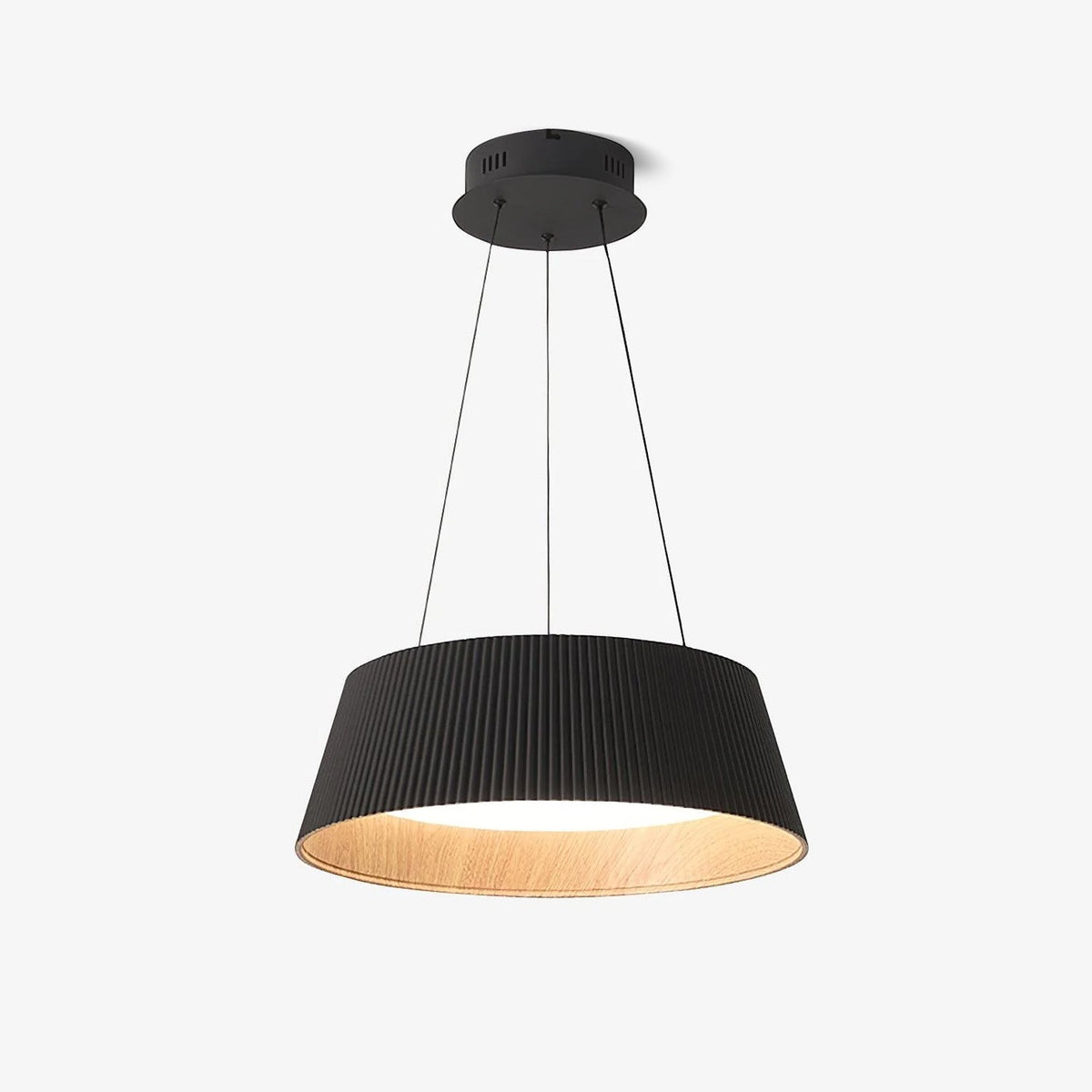 Modern Ribbed Pendant Light