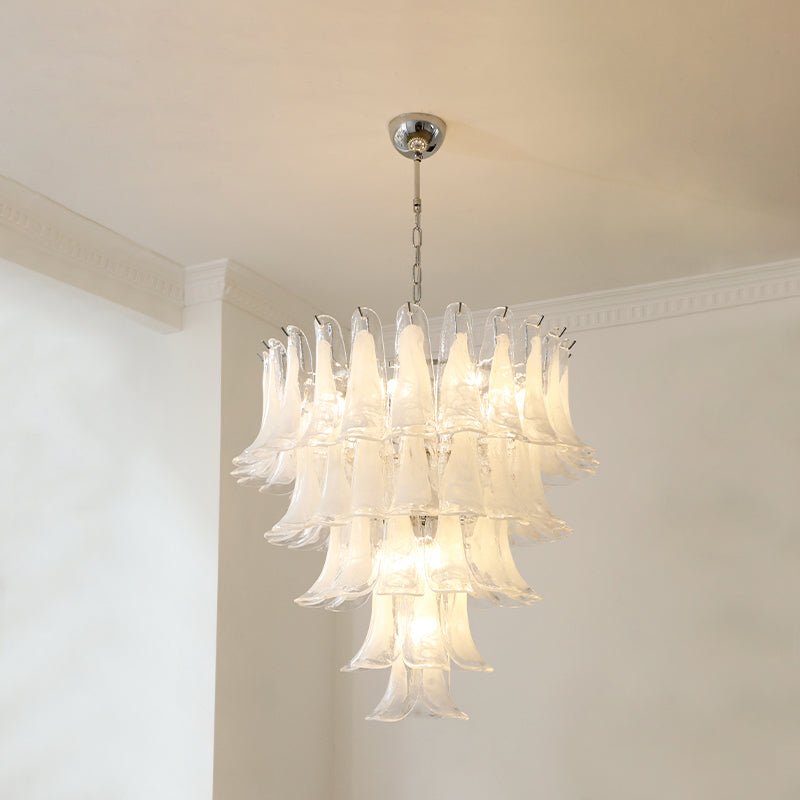 Murano Glass Petals Chandelier