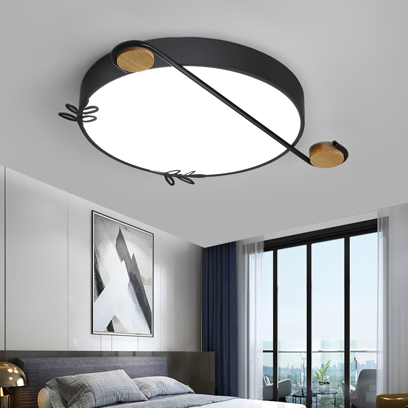Musical Note Round Ceiling Lamp