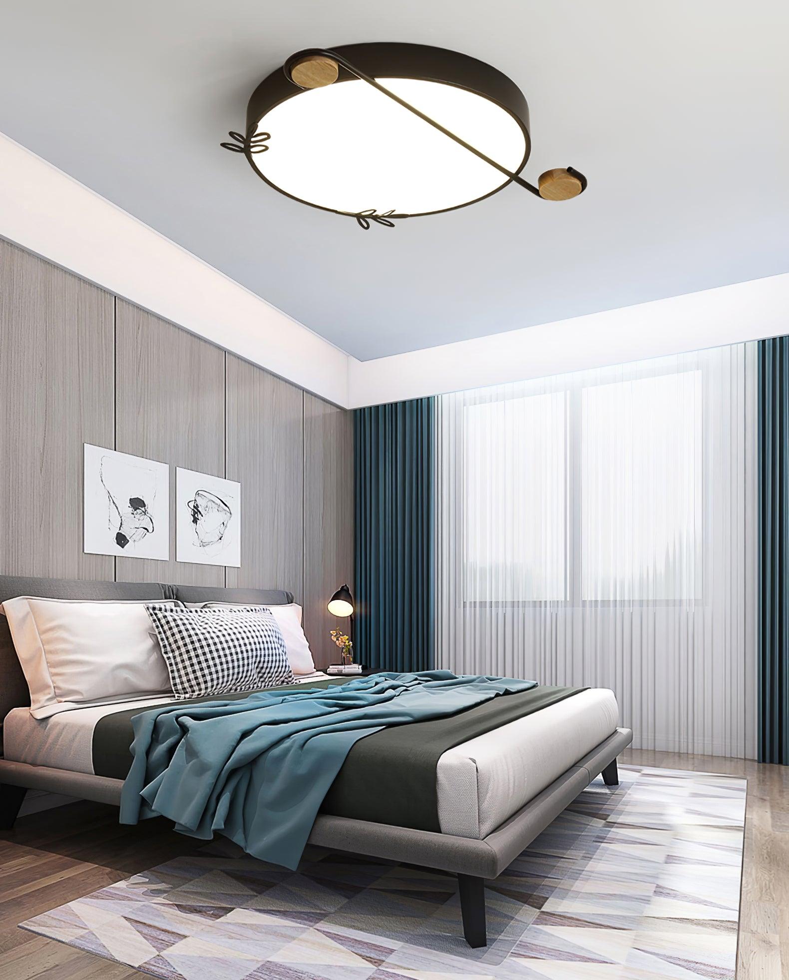 Musical Note Round Ceiling Lamp