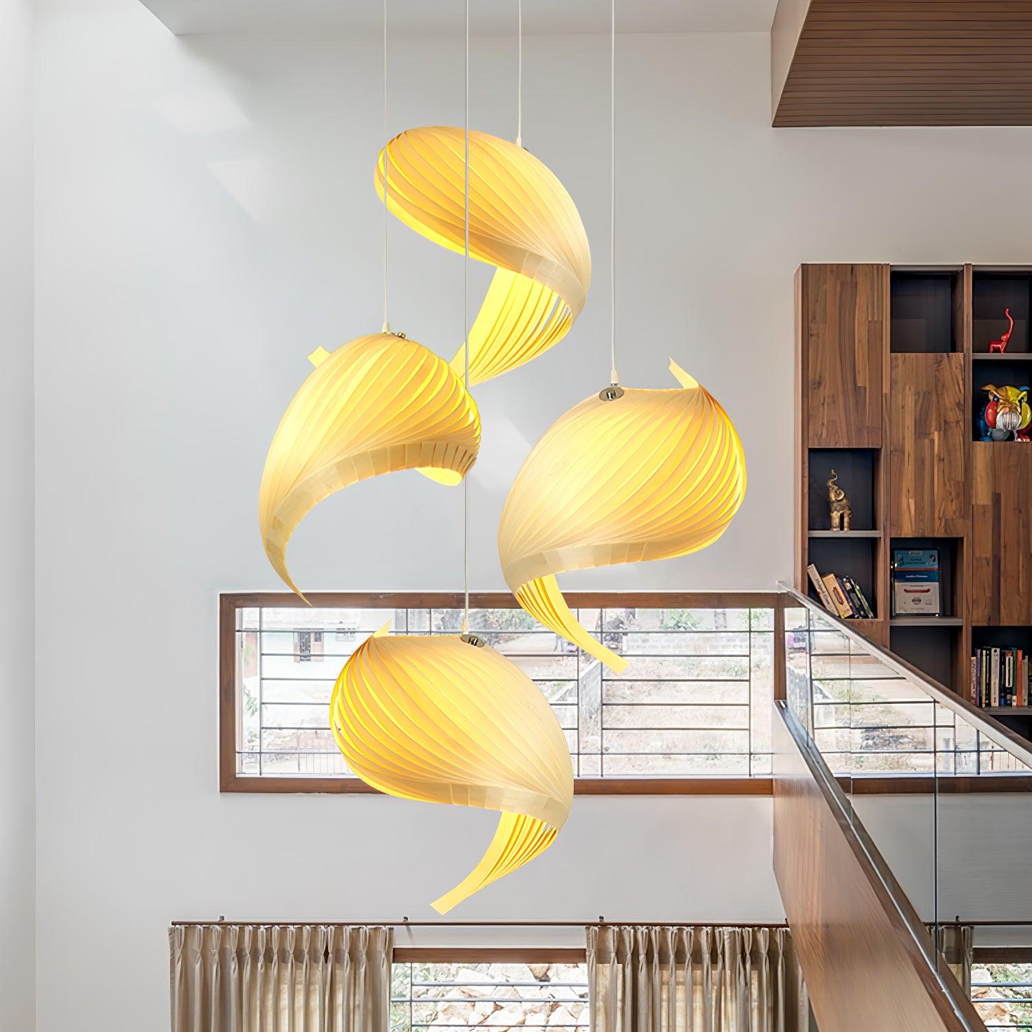 Nautilus Shell Pendant Light