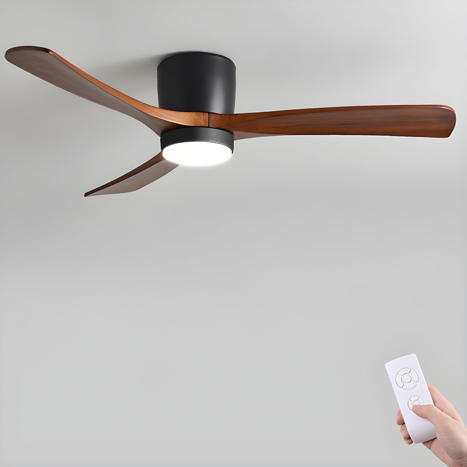Nordic Wooden 42"/48"/52" Ceiling Fan Light