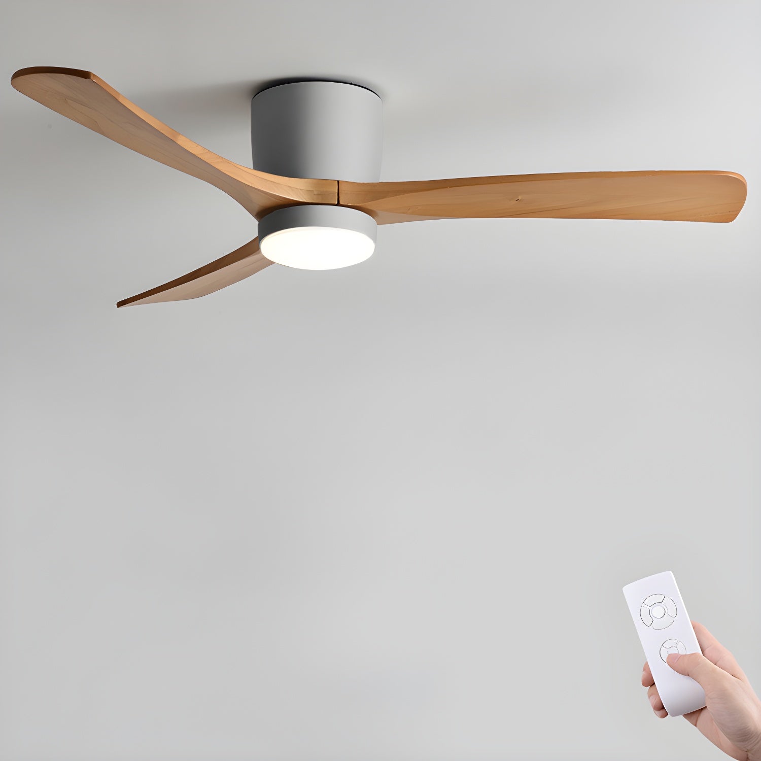 Nordic Wooden 42"/48"/52" Ceiling Fan Light