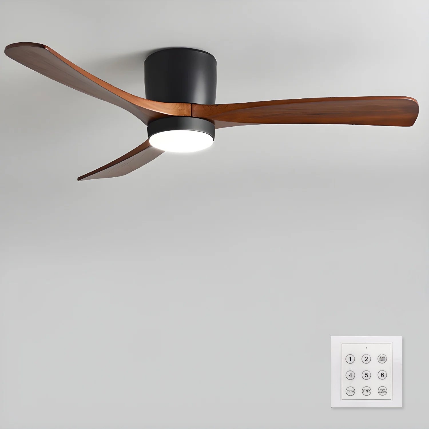 Nordic Wooden 42"/48"/52" Ceiling Fan Light