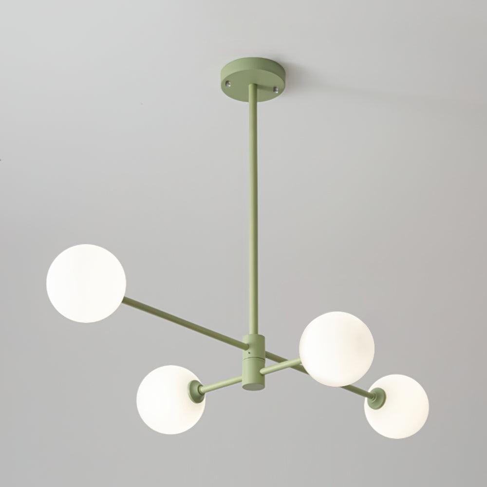 Orbi Green Chandelier