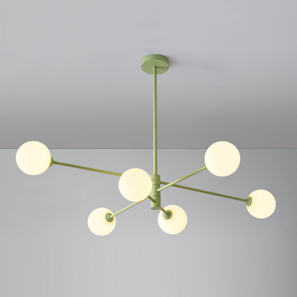 Orbi Green Chandelier