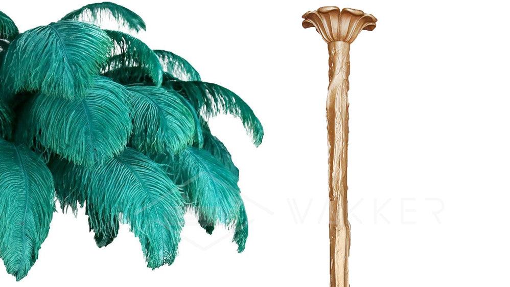 Ostrich Feather Chandelier