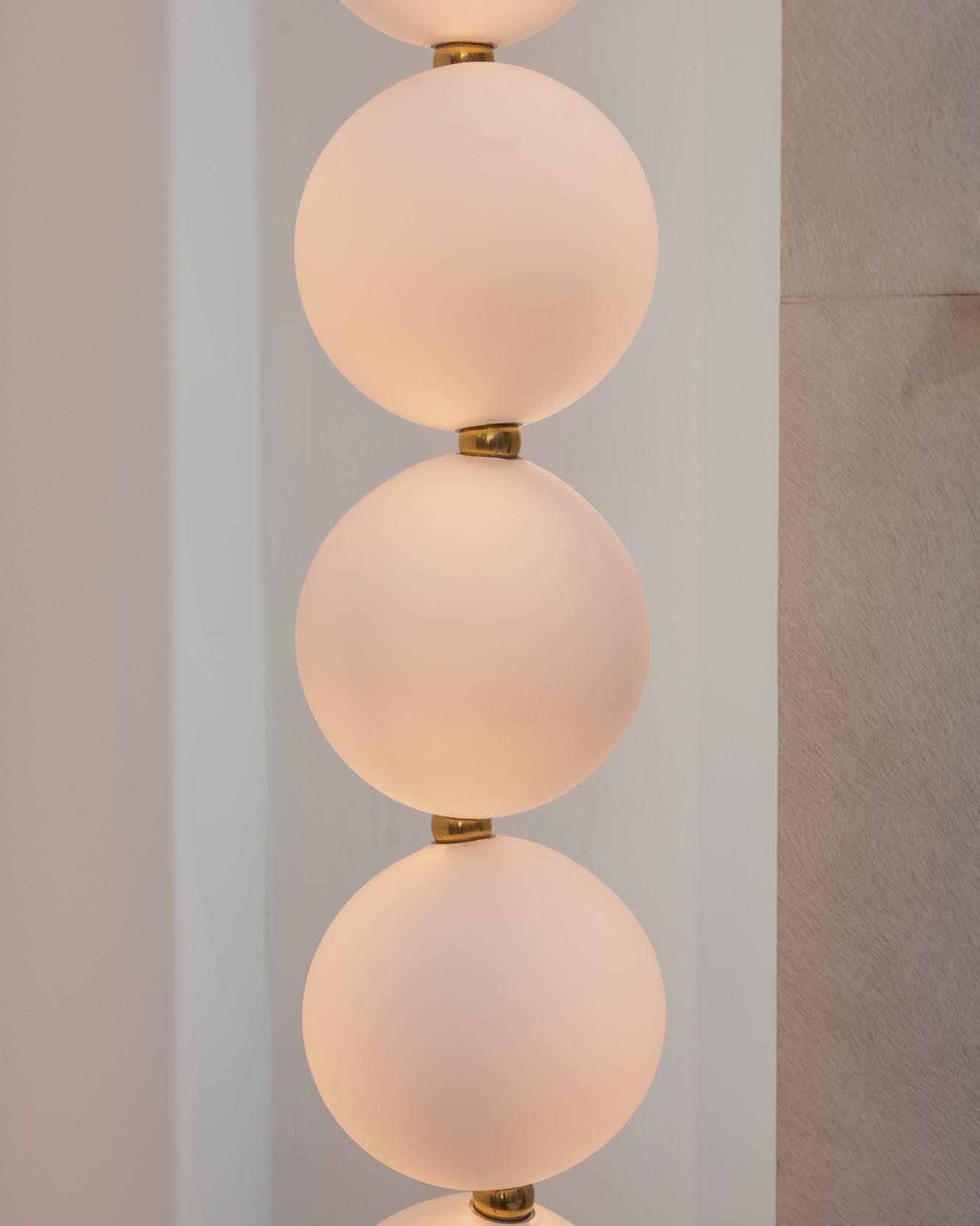 Pearl Necklace Balls Chandelier