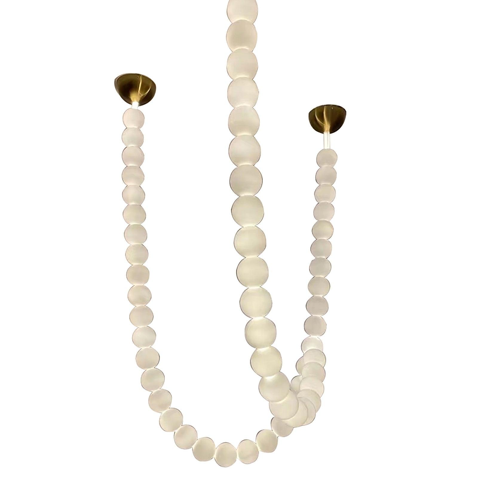 Pearl Necklace Balls Chandelier