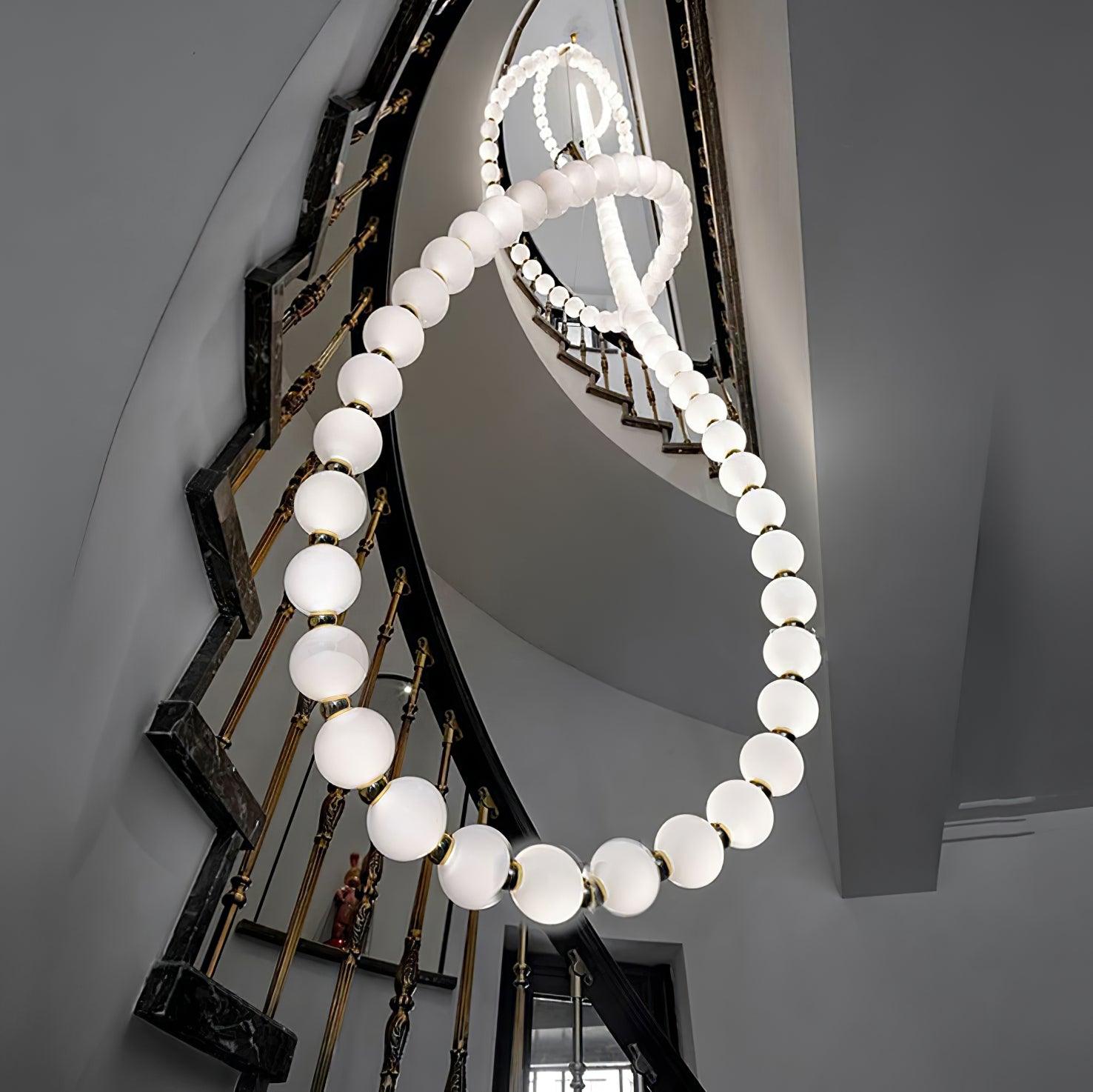 Pearl Necklace Balls Chandelier