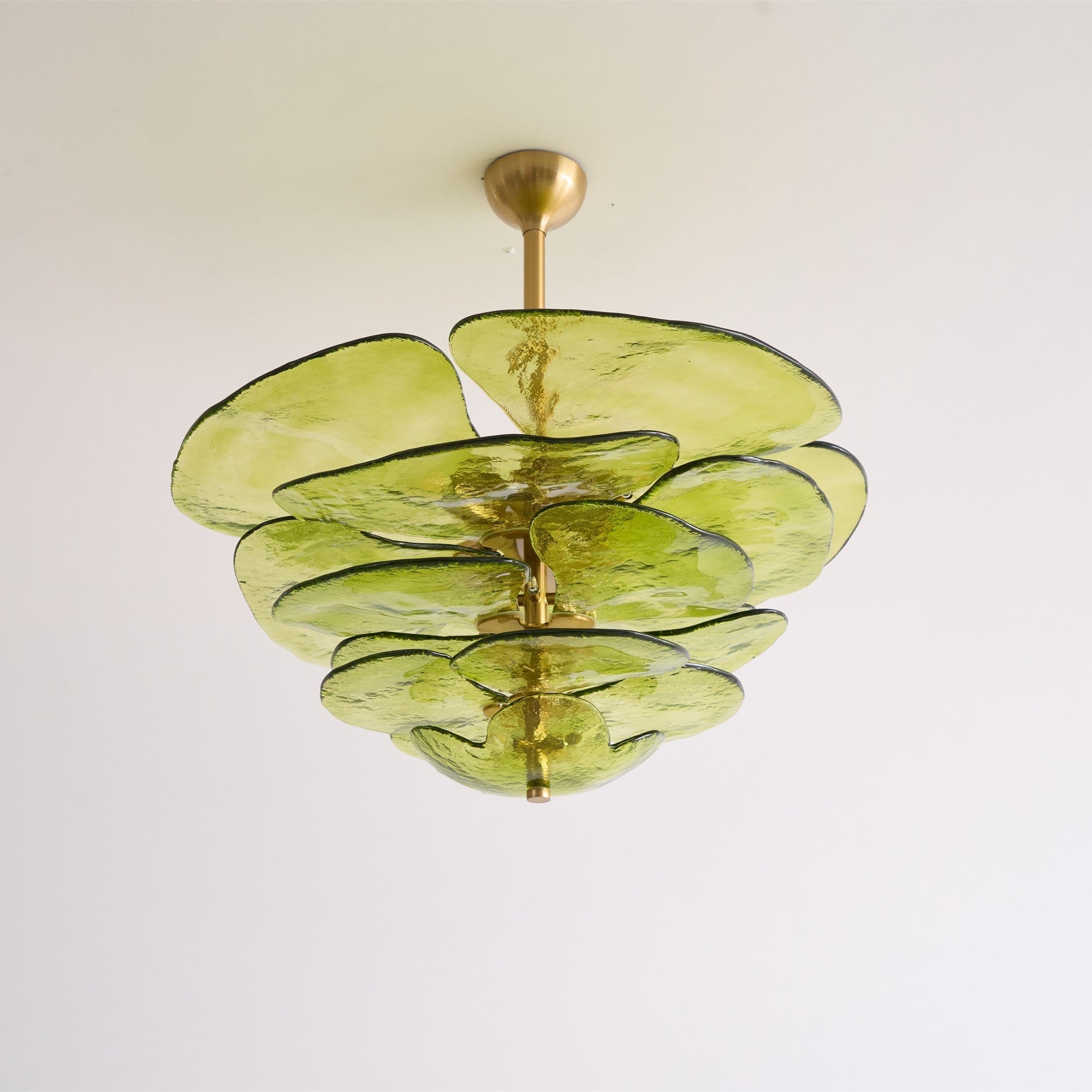 Petals Gold Murano Chandelier