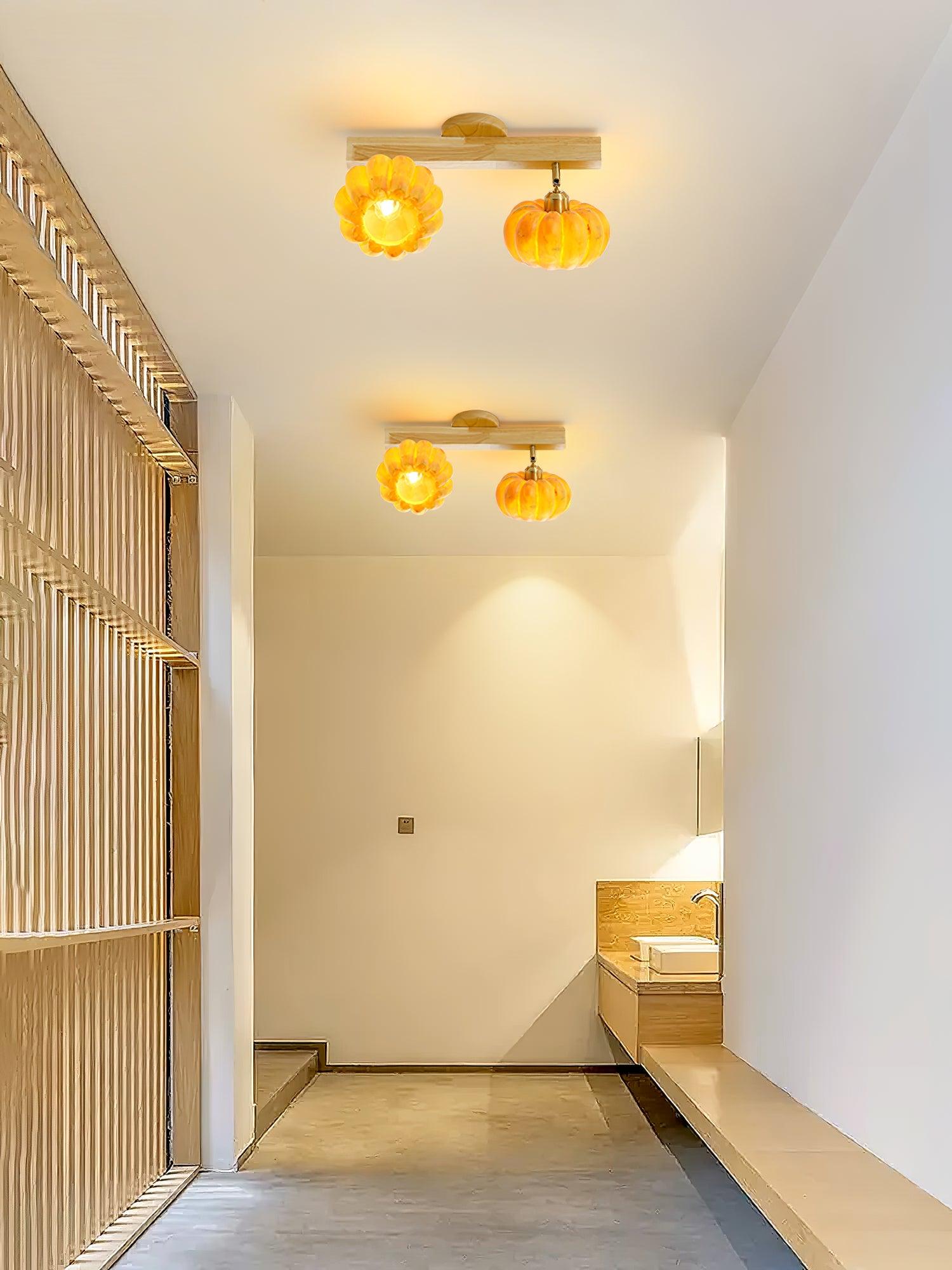 Pumpkin Multi Head Ceiling Lamp