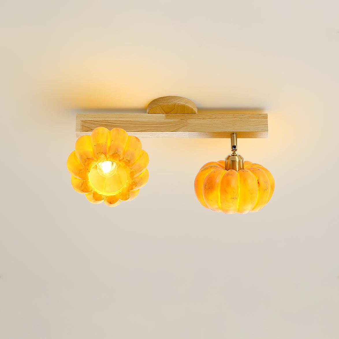 Pumpkin Multi Head Ceiling Lamp