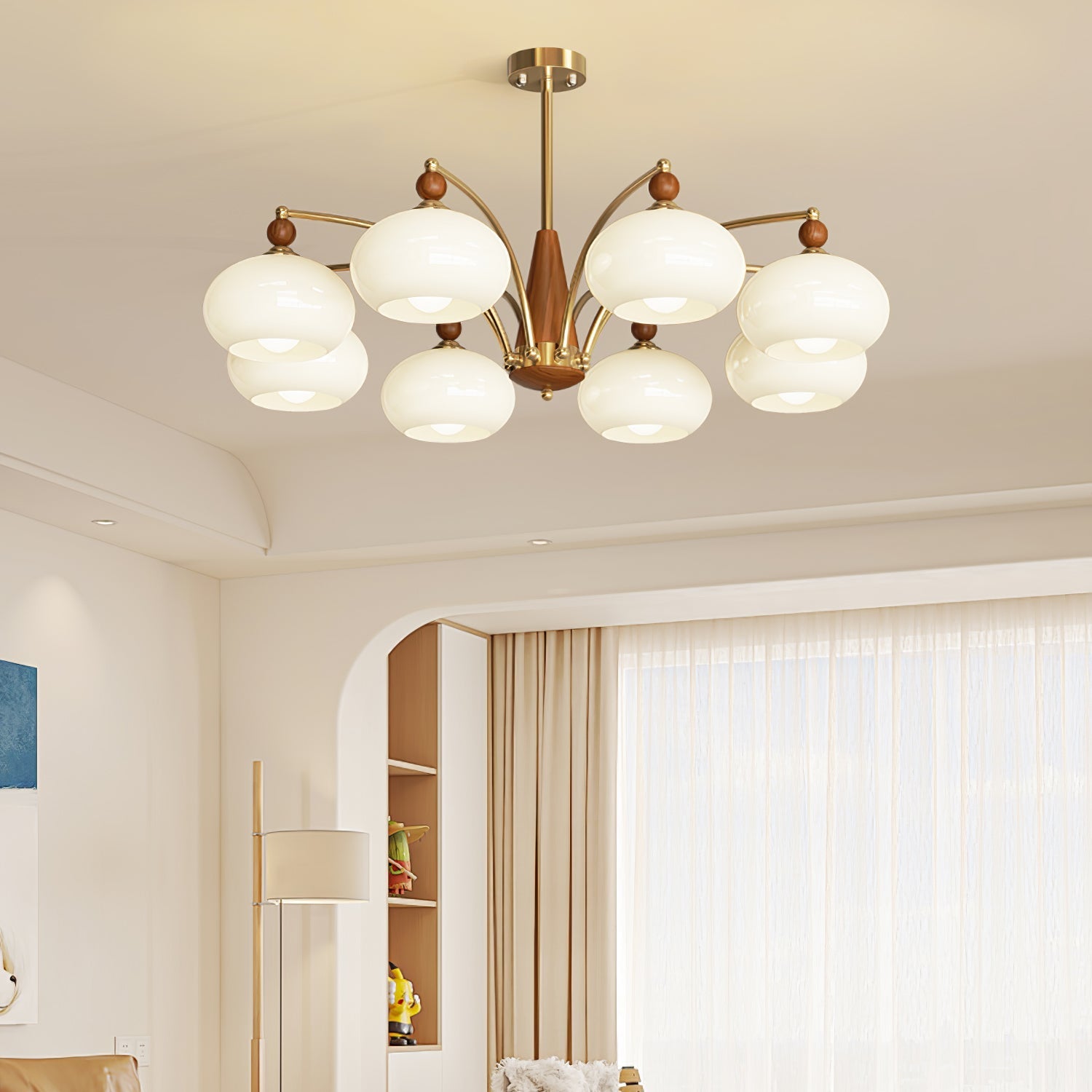Retro Calliope Chandelier