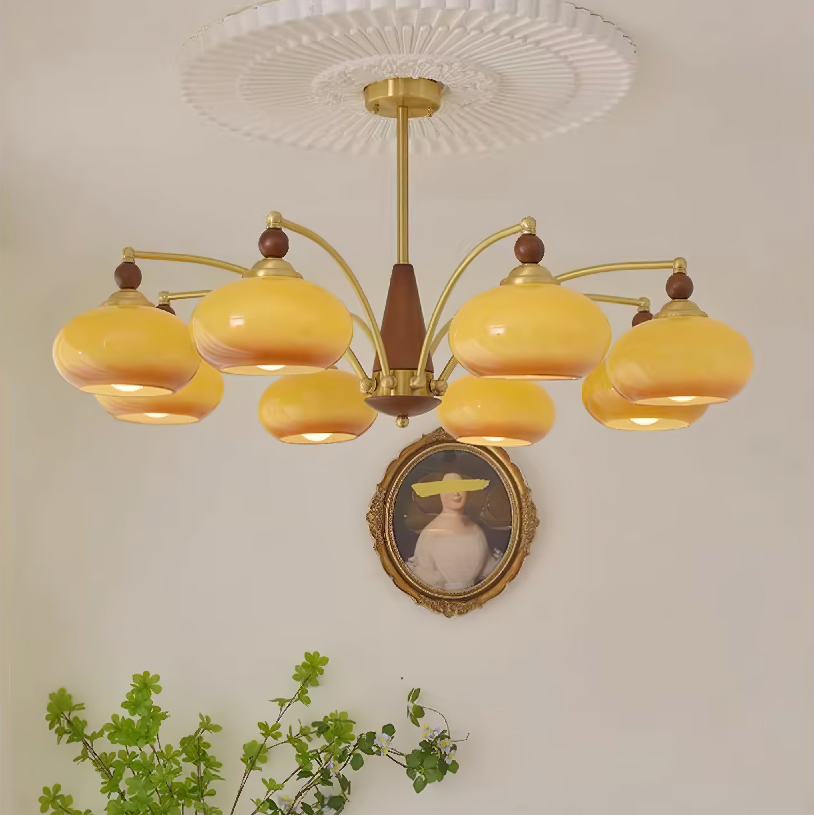 Retro Calliope Chandelier