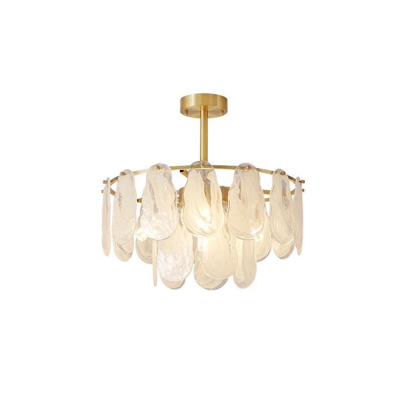 Round Cloud Glass Pendant Light