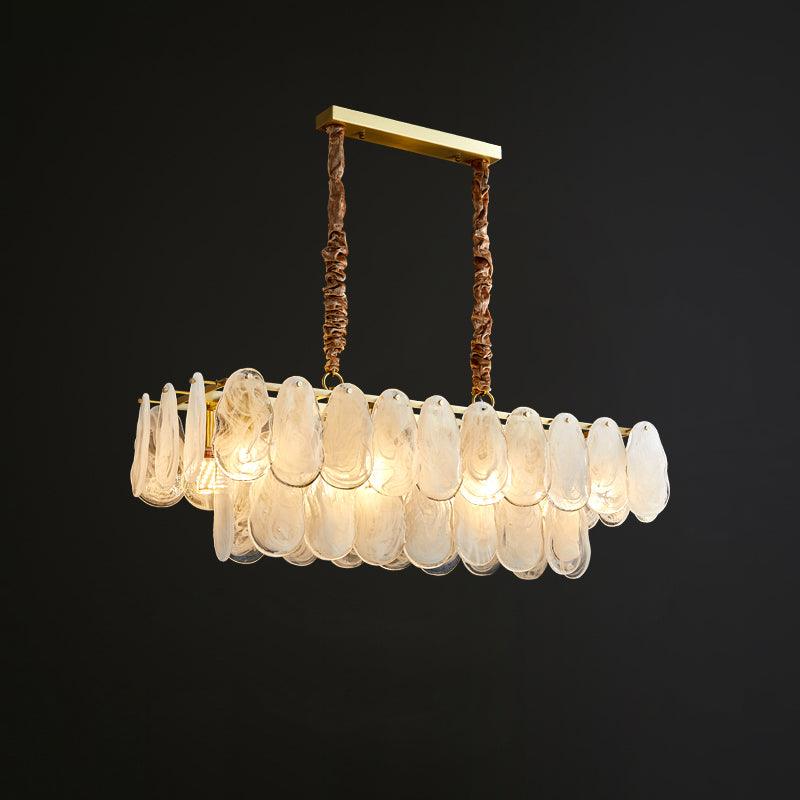 Round Cloud Glass Pendant Light