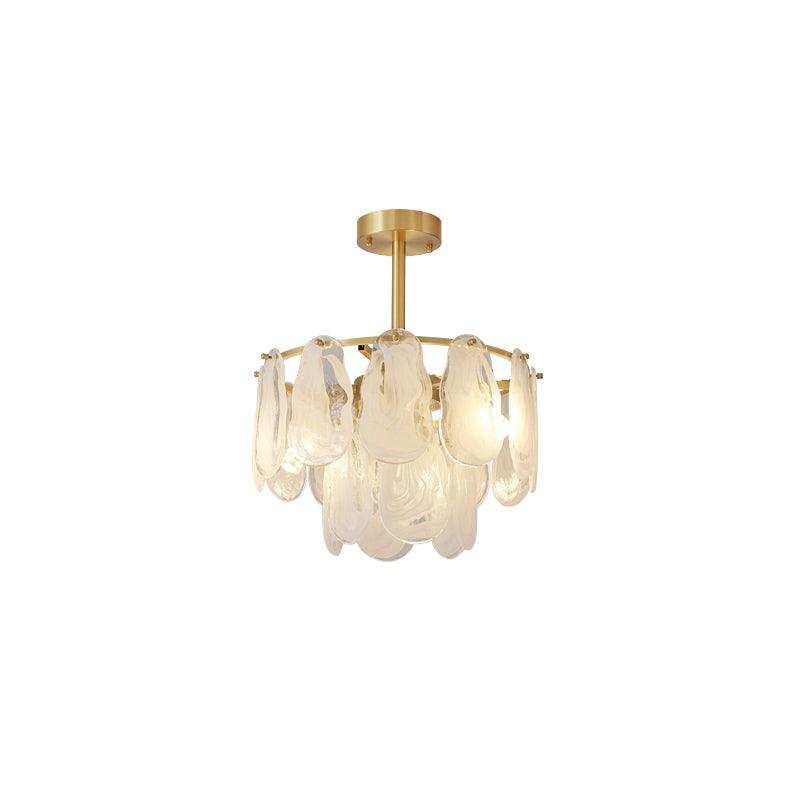 Round Cloud Glass Pendant Light