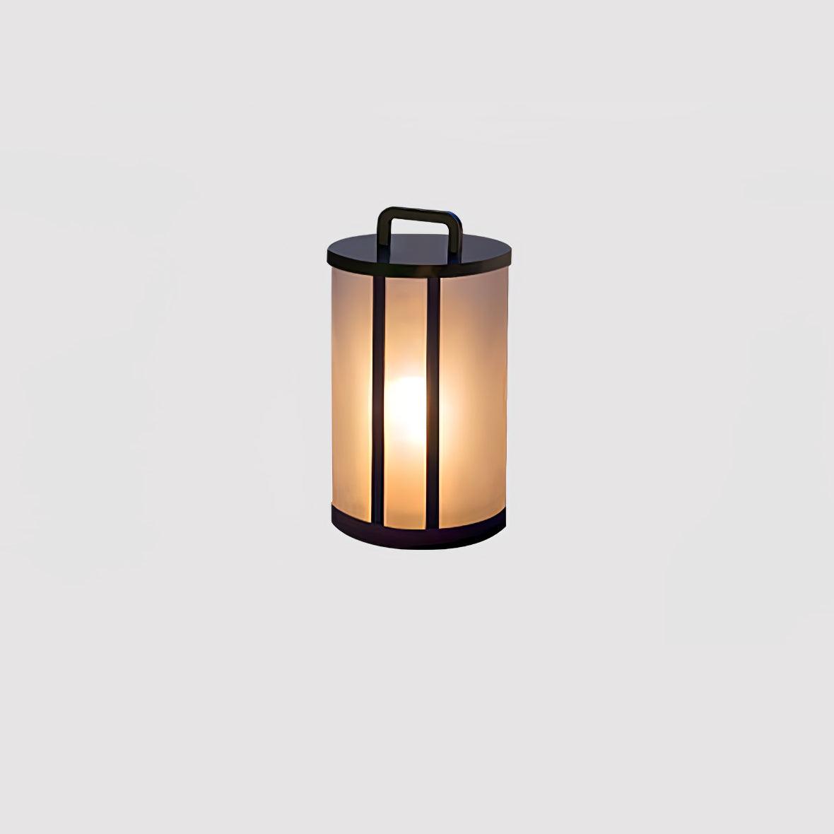 Round Pillar Acrylic Lantern Outdoor Lamp