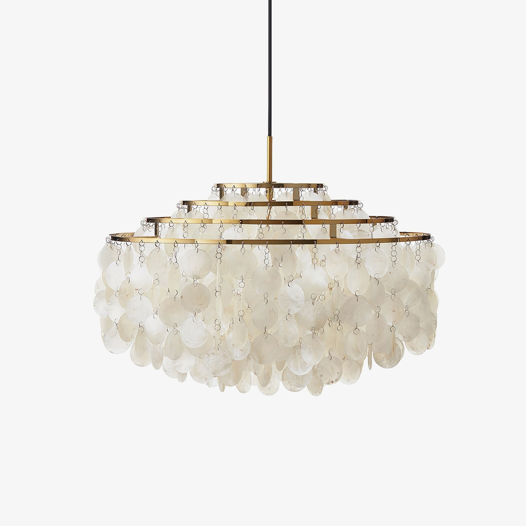 Round Shell Chandelier