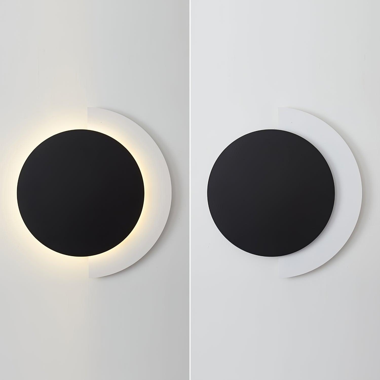 Rounded Abstract Art Sconce