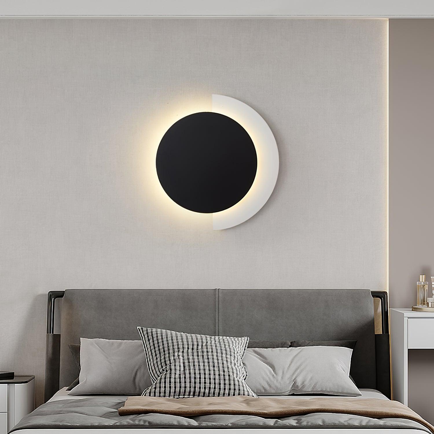 Rounded Abstract Art Sconce