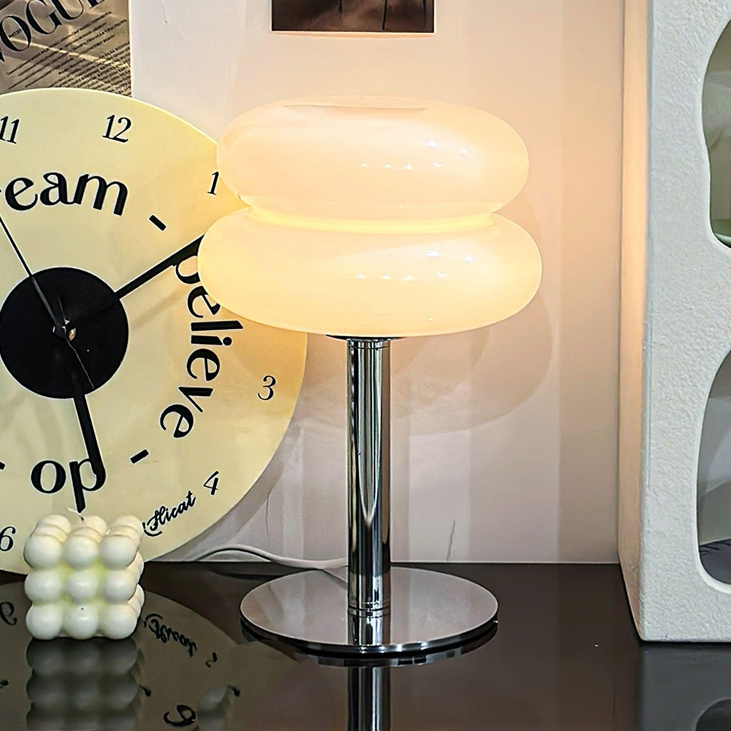 Saturn Glide Glass Table Lamp
