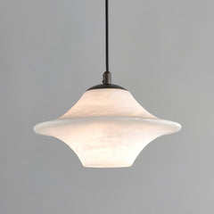 Saucer Alabaster Pendant Light