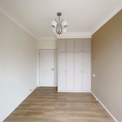 Ceramic Ribbed Chandelier