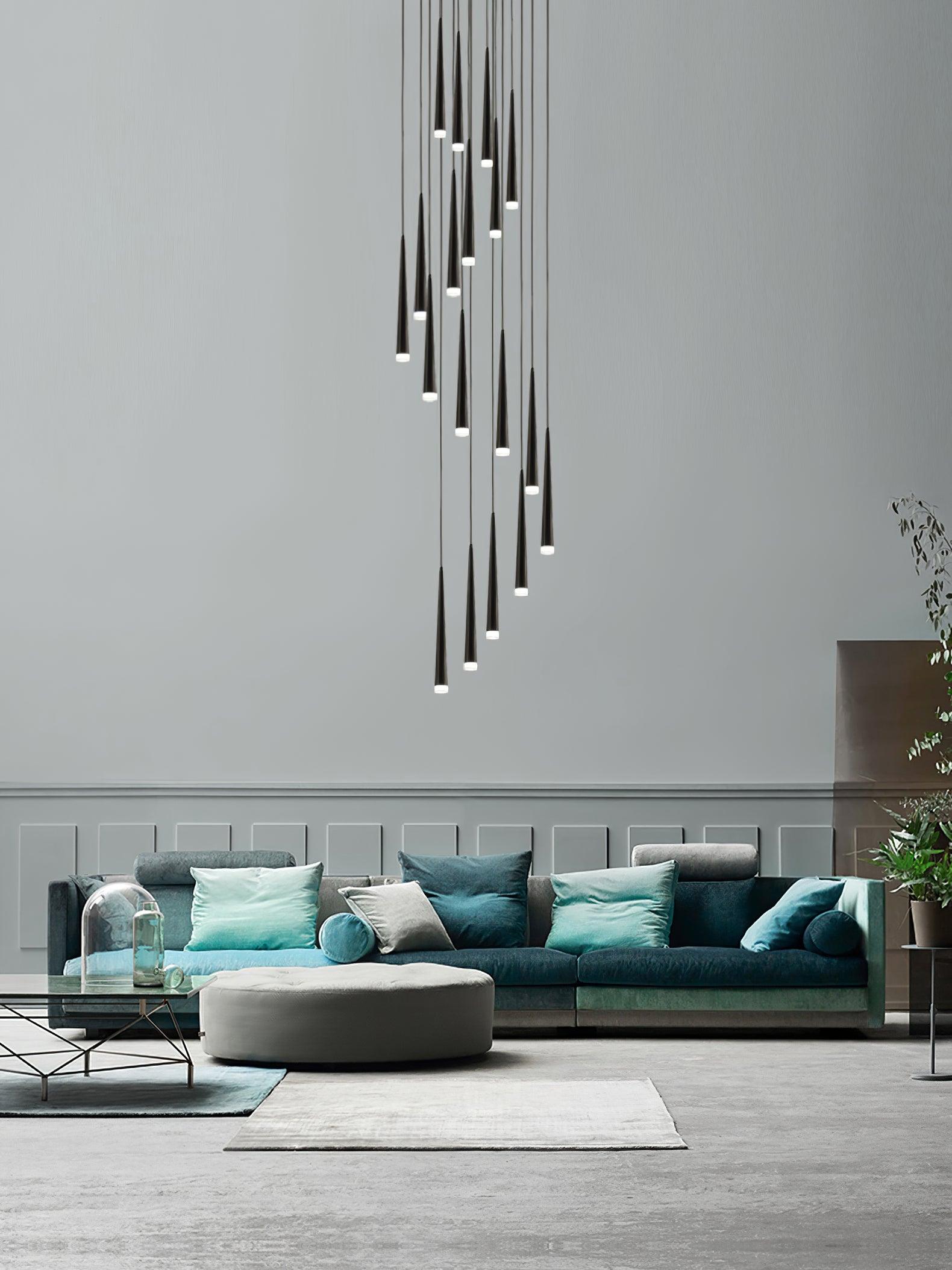 Slender Cone Chandelier