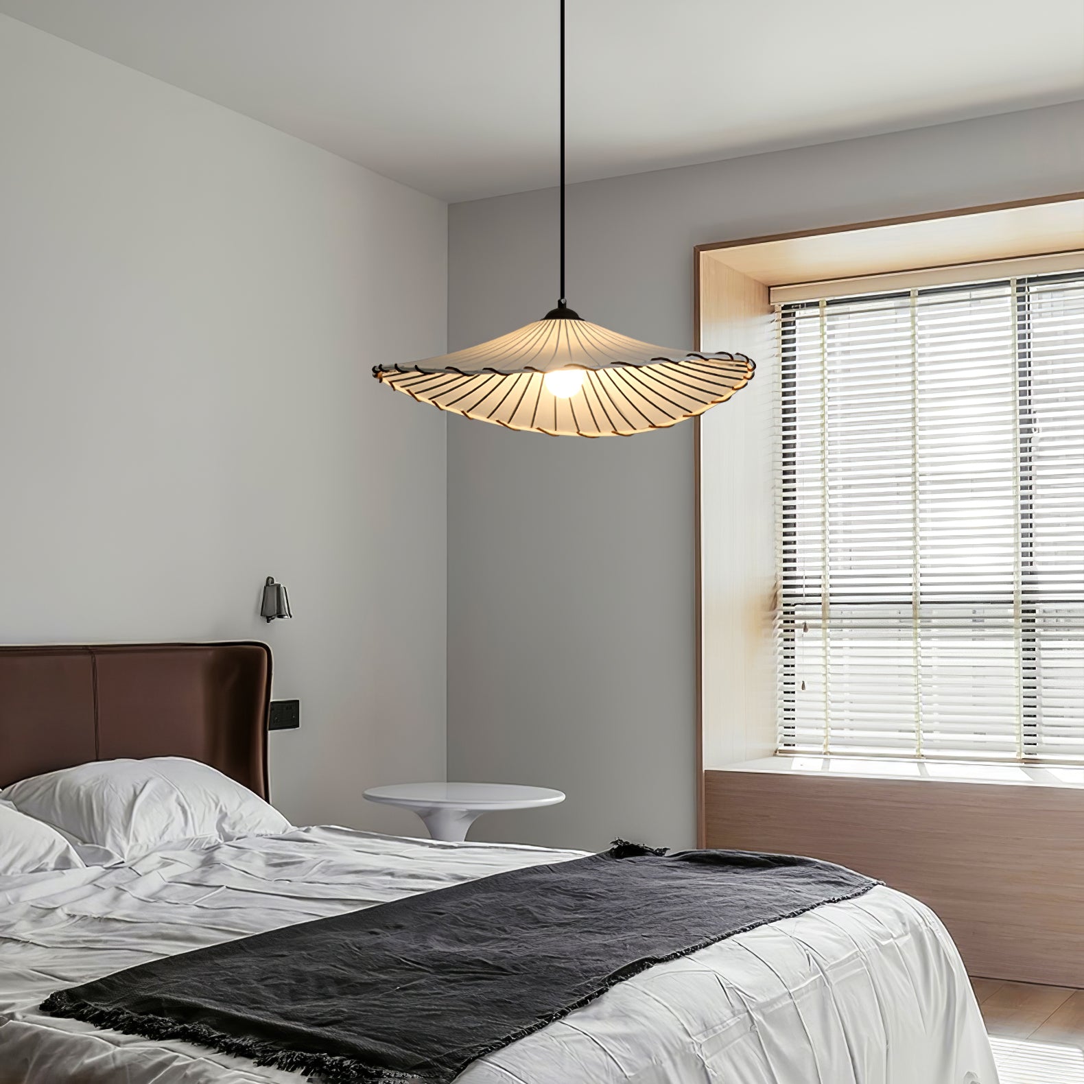 Lotus Leaf Fabric Pendant Light