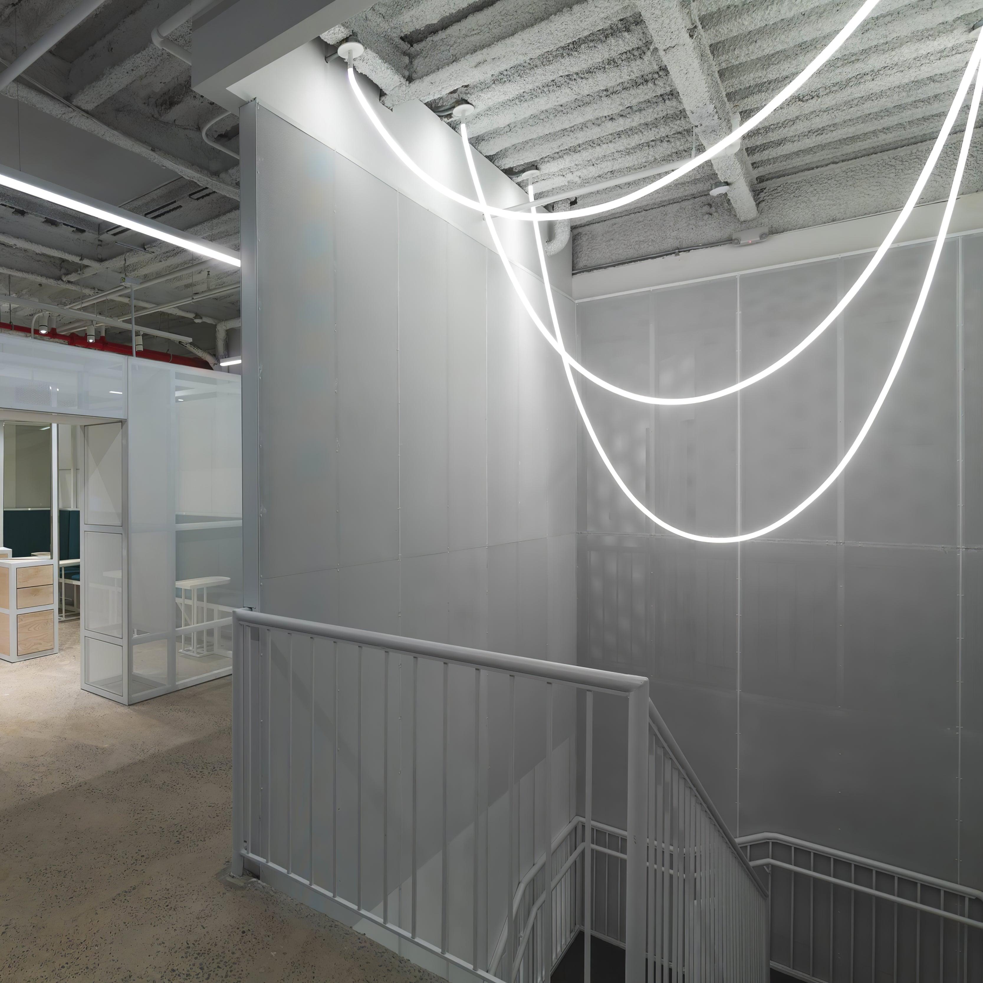 Flexible Curve linear Pendant Lamp