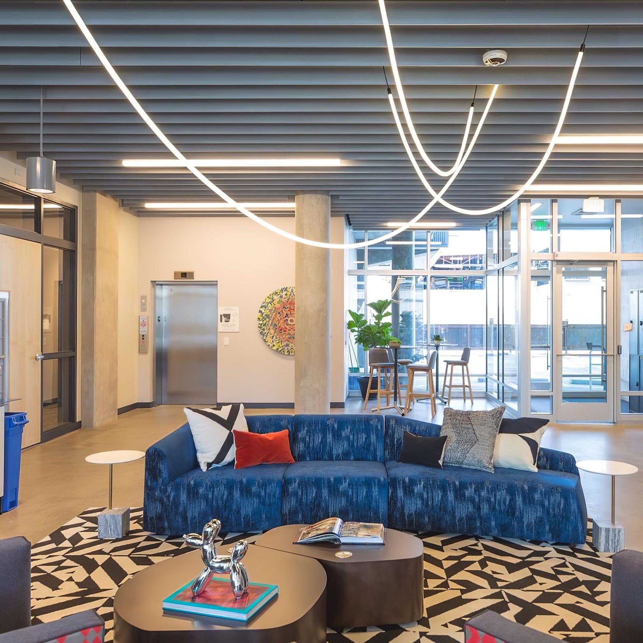 Flexible Curve linear Pendant Lamp