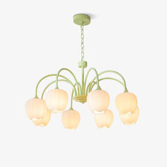 Tulip Matcha Chandelier