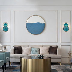 Turquoise Satellite Wall Lamp