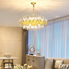 Vintage Antique Brass Chandelier