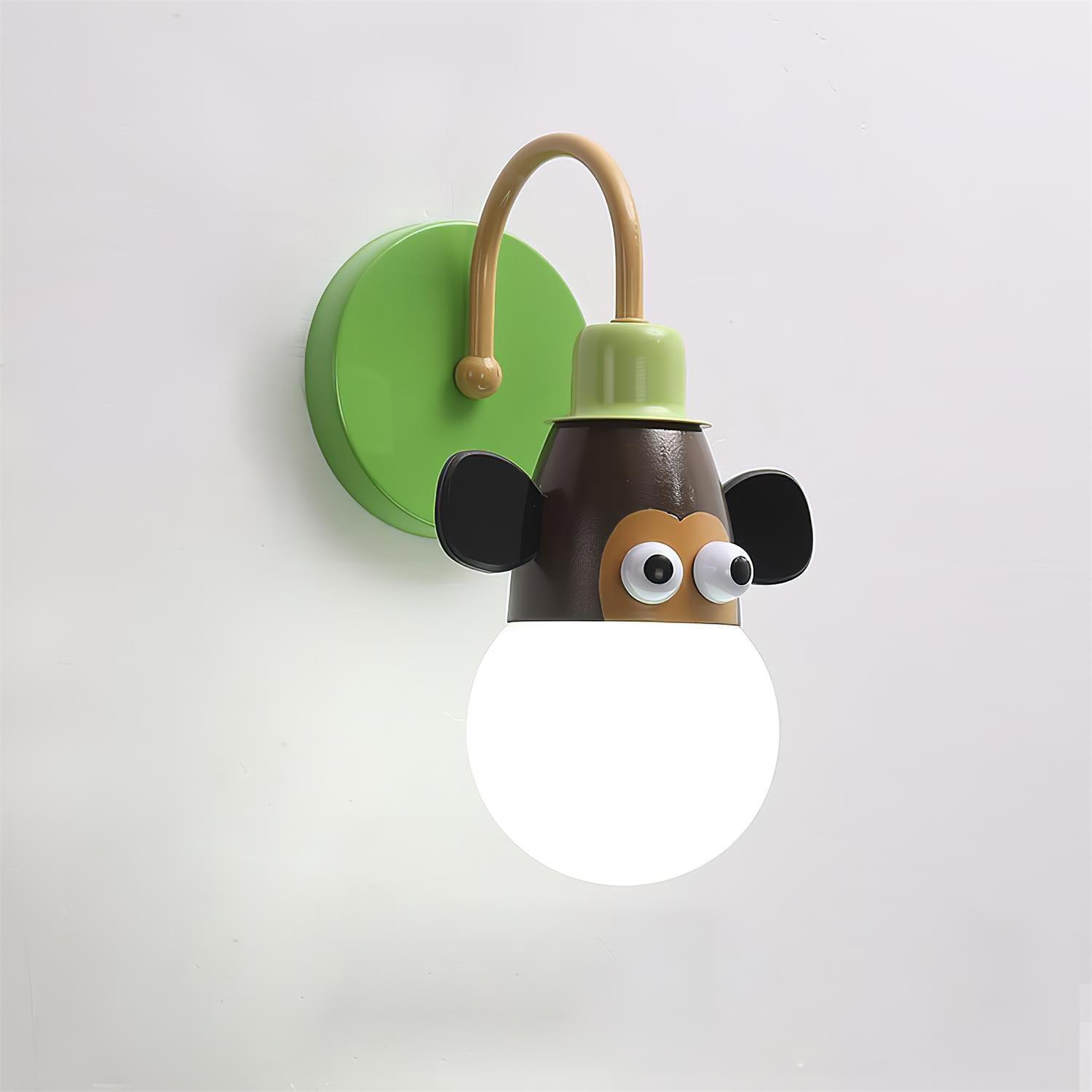 Cartoon Animal Kids Wall Lamp