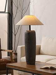 Weathered Wood Grain Floor Lamp