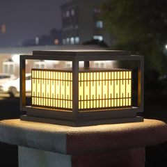 Window Grille Outdoor Post Light