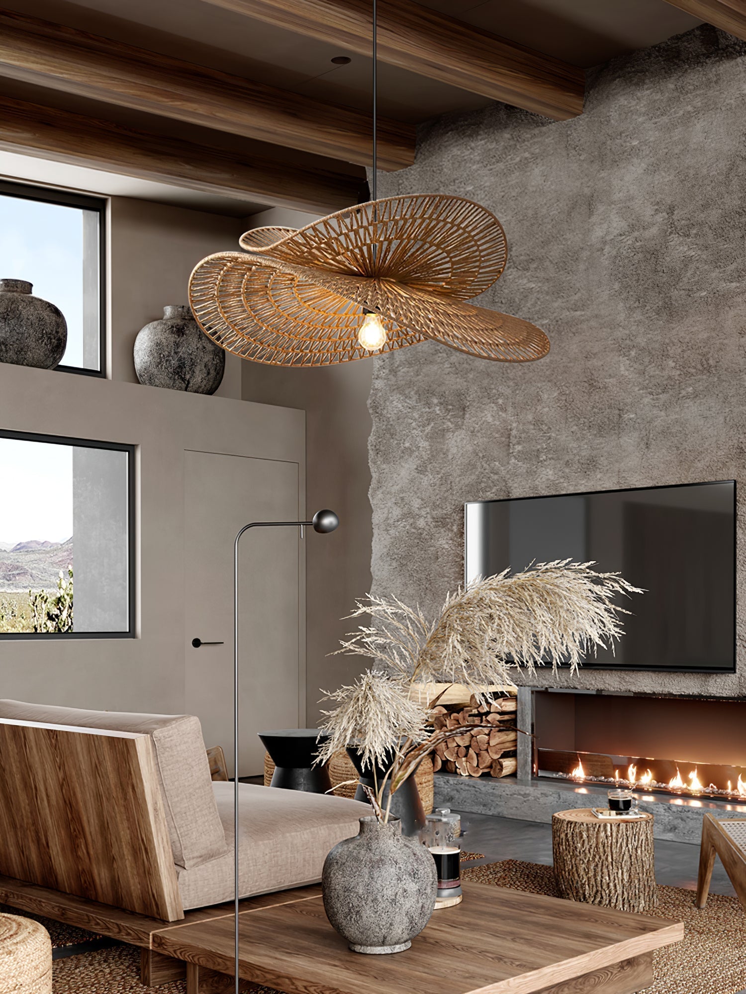 Woven Breeze Pendant Light