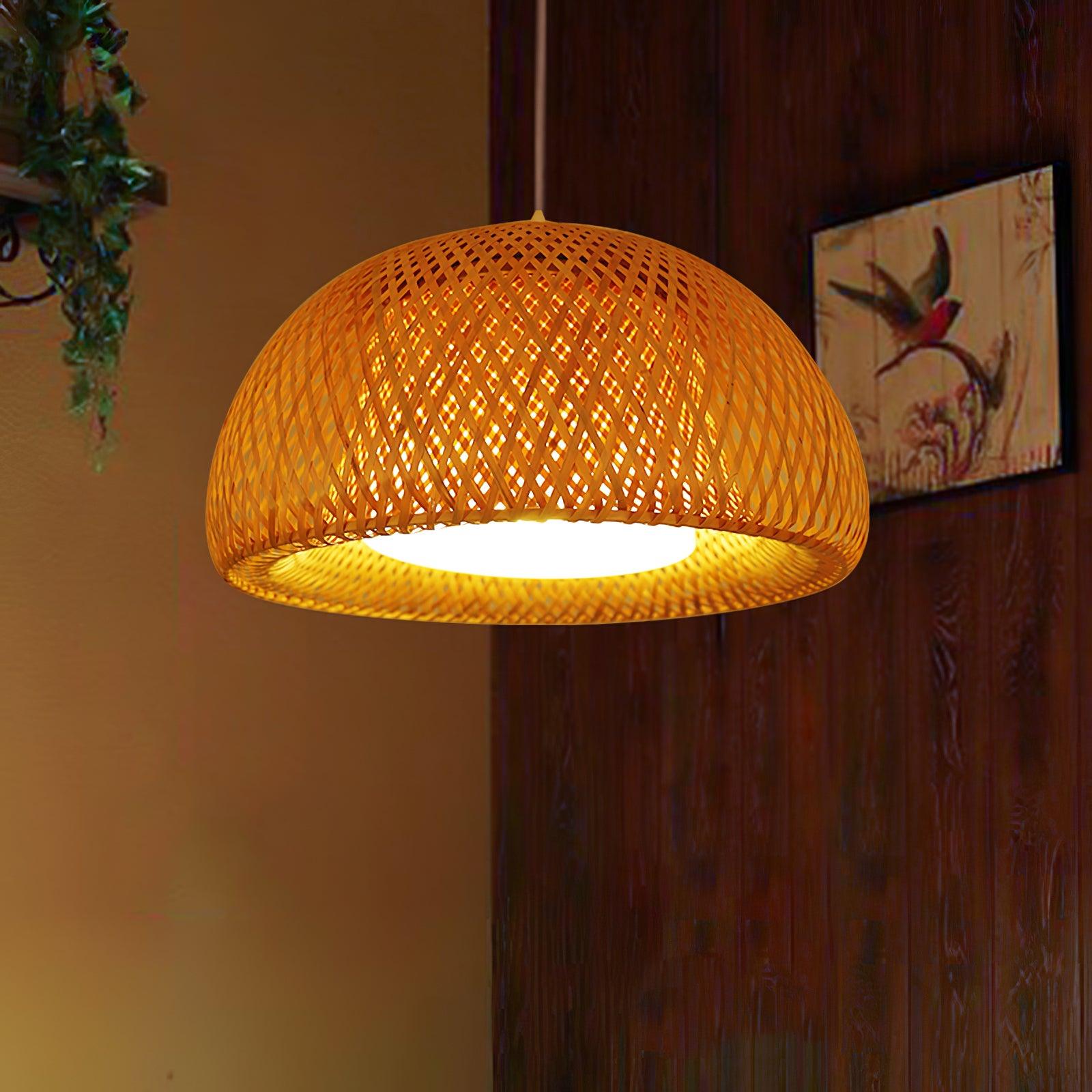 Zenith Bamboo Pendant Light